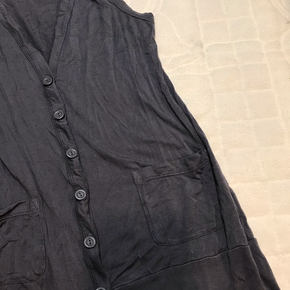 SMART SET Button Vest - Picture 3 of 5
